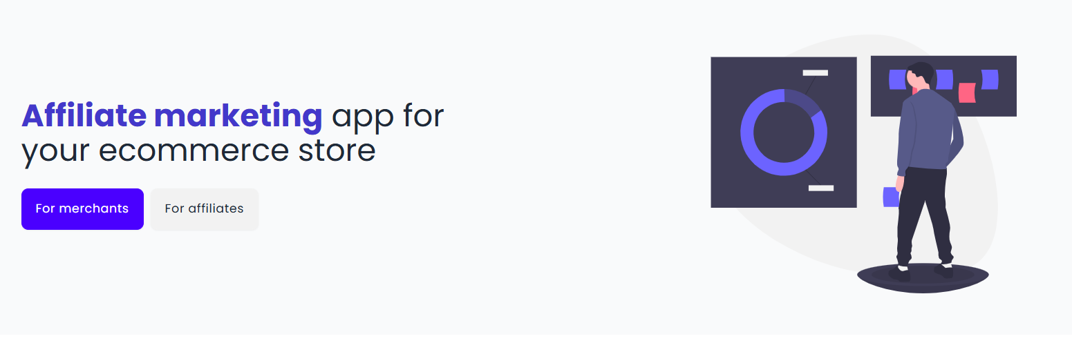 GoAffPro affiliate marketing app homepage