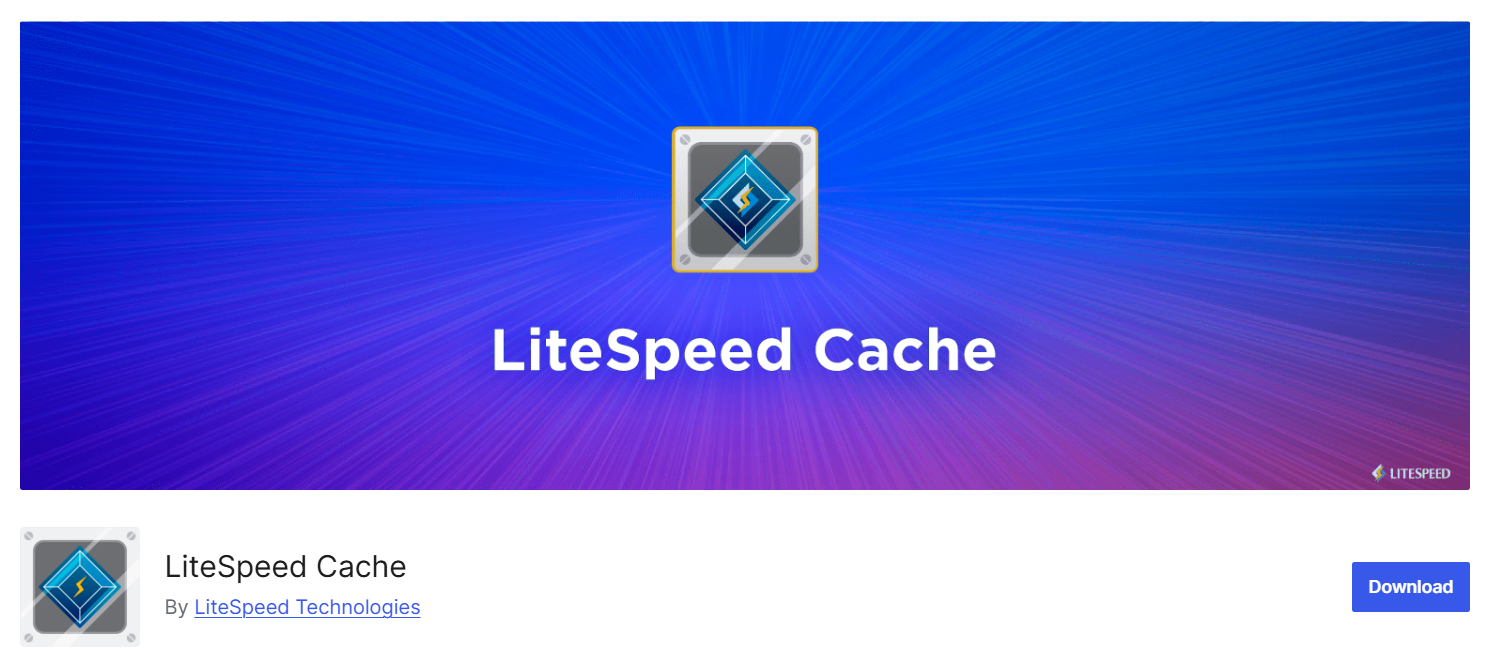 LiteSpeed Cache plugin