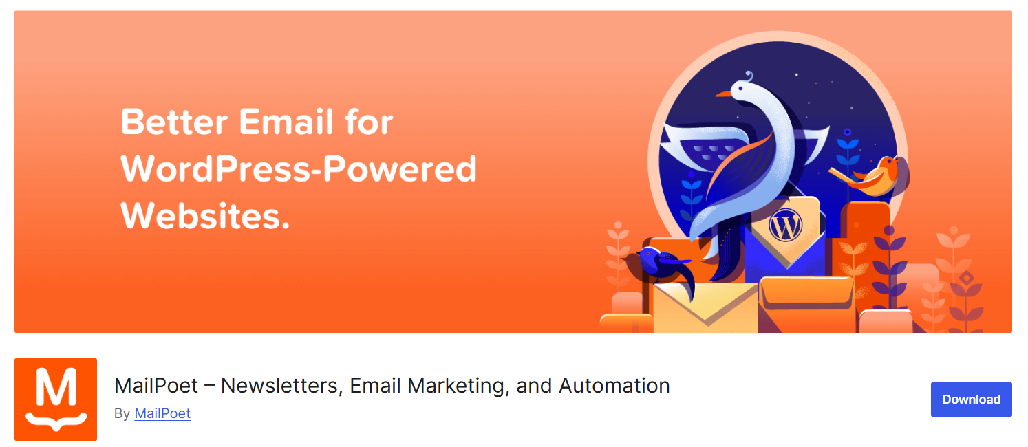 MailPoet email marketing plugin for WooCommerce