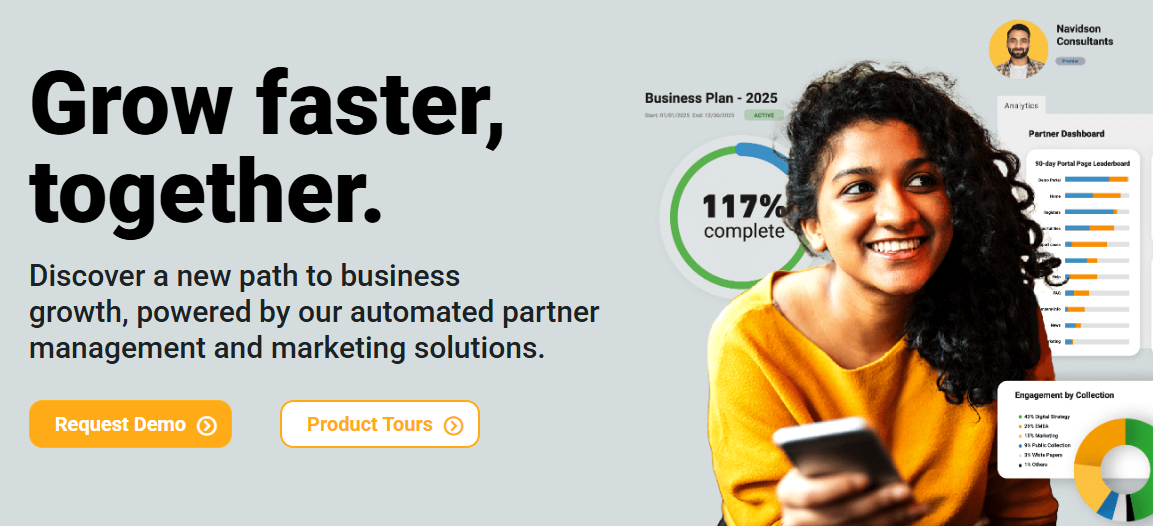 Impartner PRM software homepage