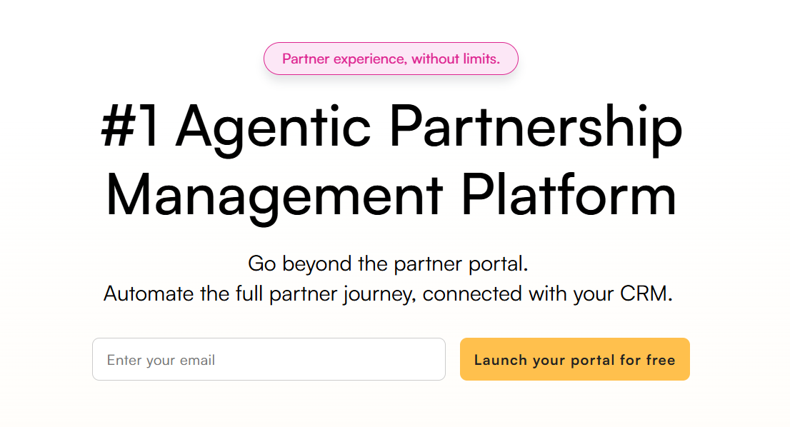 Introw CRM-first PRM software homepage
