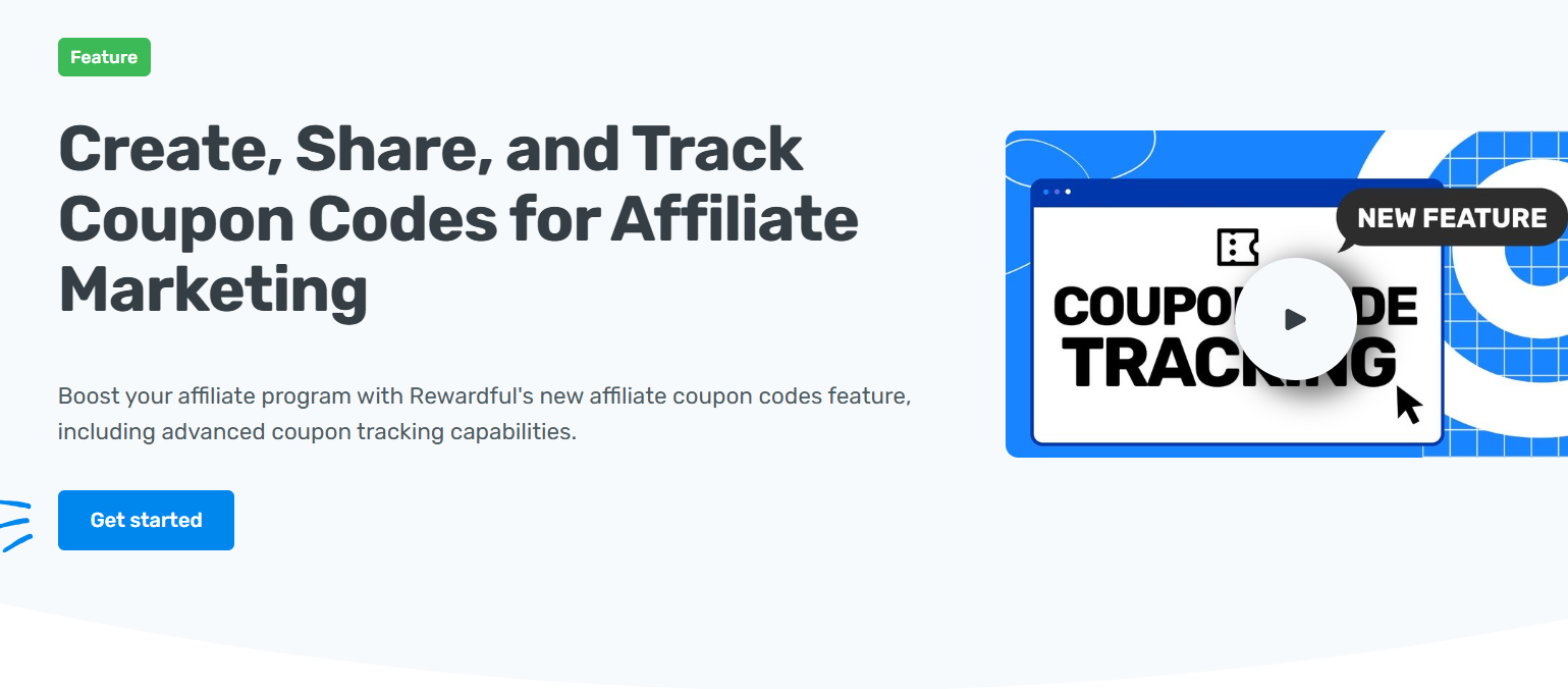 Rewardful influencer affiliate tracking software