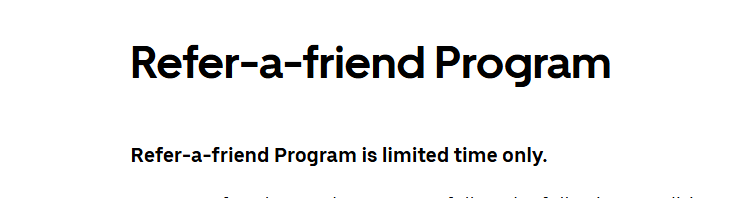 Uber limited-time refer-a-friend program