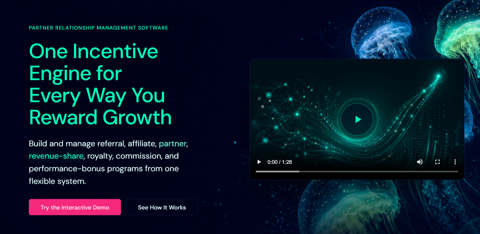 Siren partner relationship management software homepage