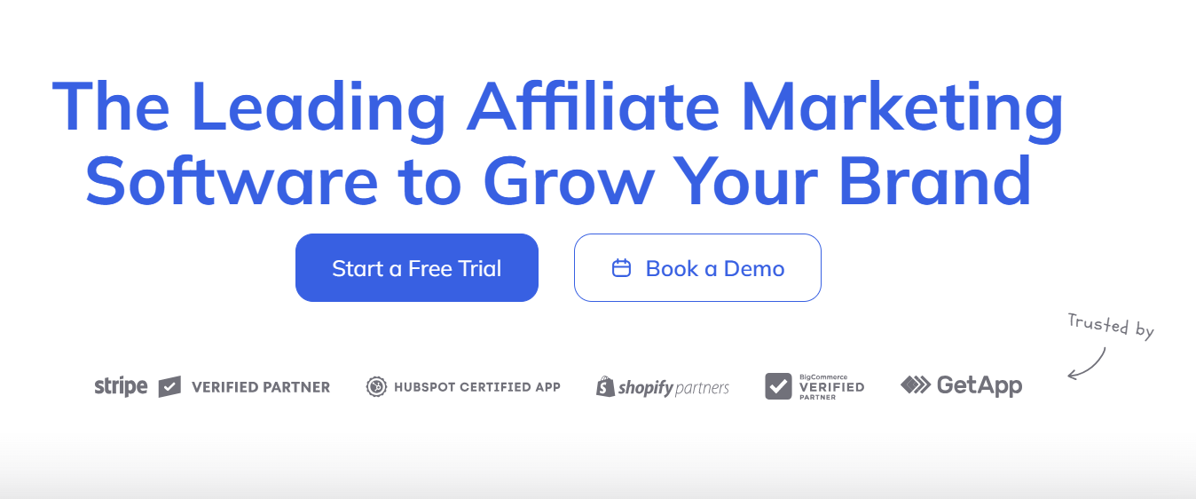 LeadDyno affiliate marketing software homepage