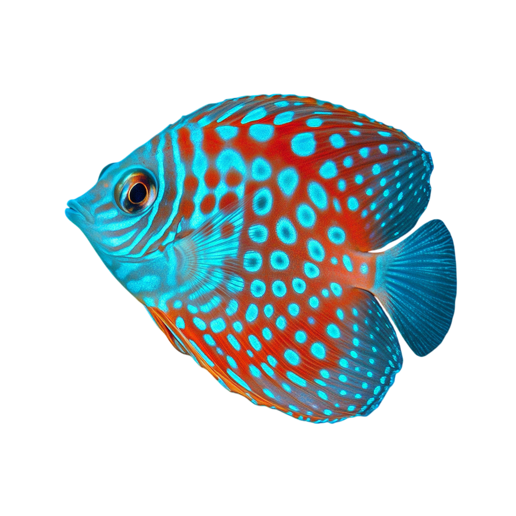 Bioluminescent deep-sea creature illustration